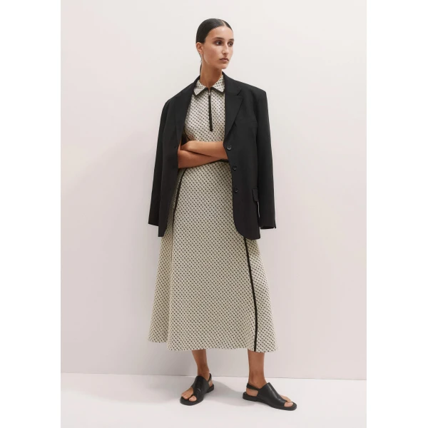 Me and Em Jacquard Fit And Flare Midi Dress, view 4