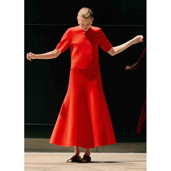 Me and Em Milano Knit Maxi Skirt, view 4