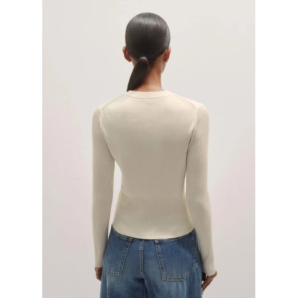 Me and Em Milano Knit Two-Way Zip Cardigan, view 5