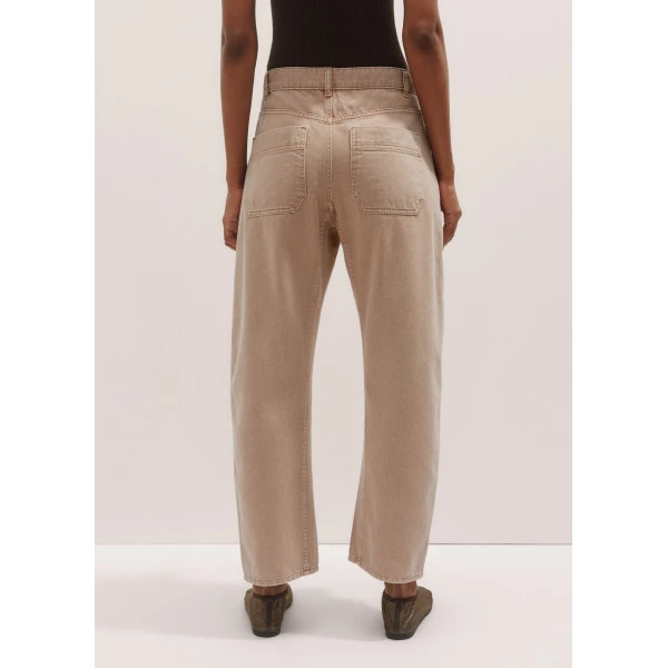 Me + Em Patch Pocket Engineered Jean – luxury British Pink in Me and Em exclusively at Coveti