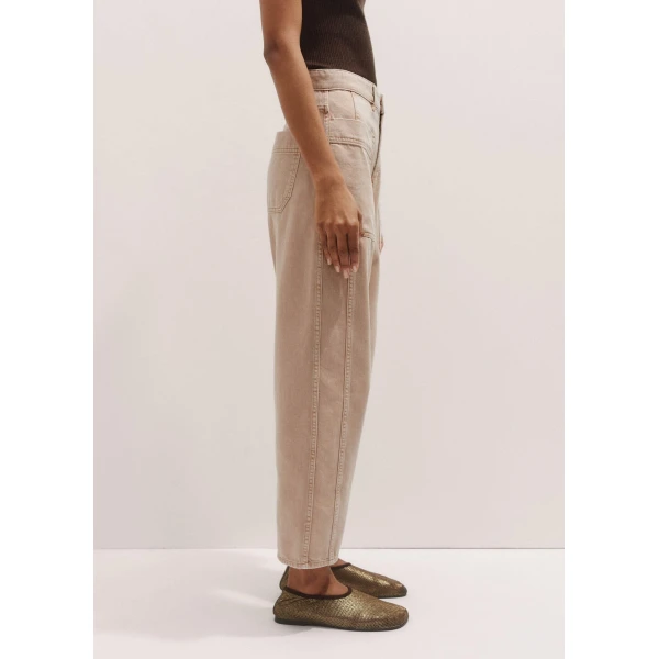 Me and Em Patch Pocket Engineered Jean – luxury British Pink in Me and Em exclusively at Coveti