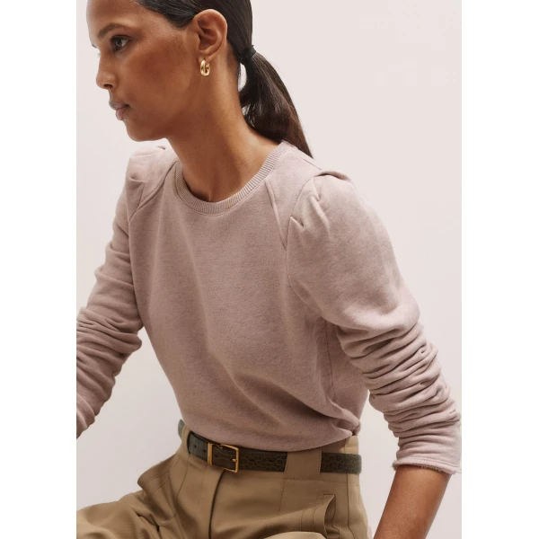 Me and Em Raw Edge Feminine Sweatshirt Top, view 2