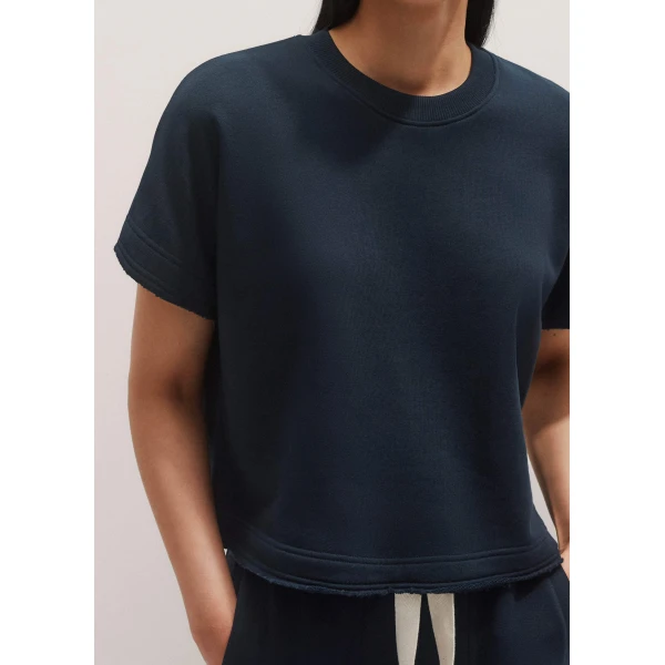 Me and Em Relaxed Short Sleeve Sweatshirt, view 3