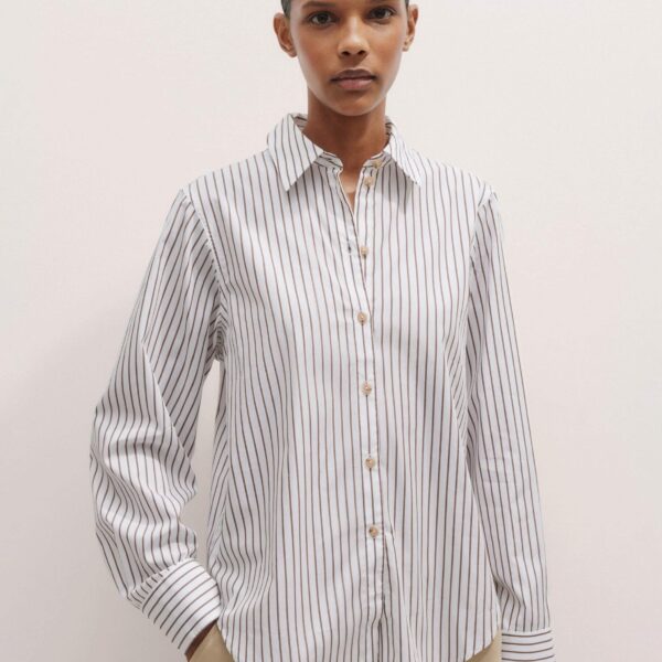 Me and Em Striped Relaxed Forever Shirt – luxury British Multicolour in Me and Em exclusively at Coveti