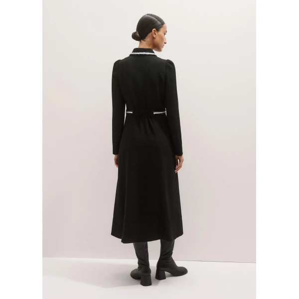 Me and Em Textured Midi Dress, view 5