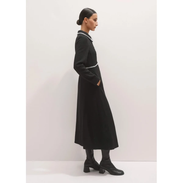 Me and Em Textured Midi Dress, view 6