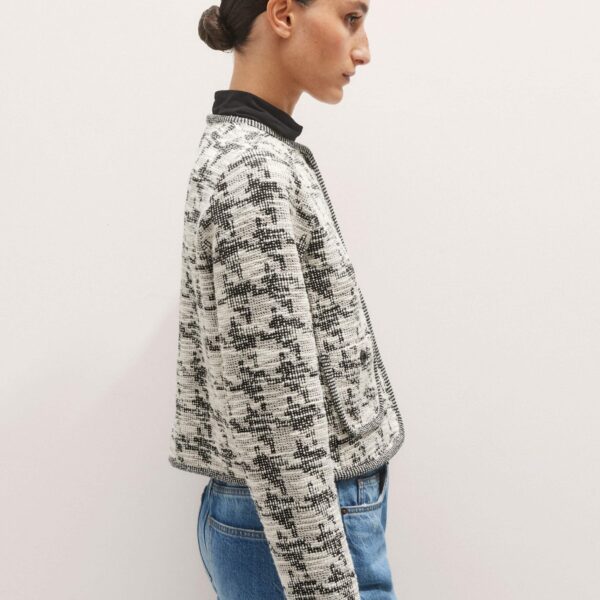 Me and Em Travel Tweed Jacket – luxury British Multicolour in Me and Em exclusively at Coveti