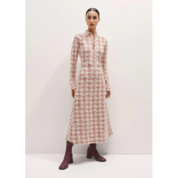 Me and Em Travel Tweed Midi Dress, view 2
