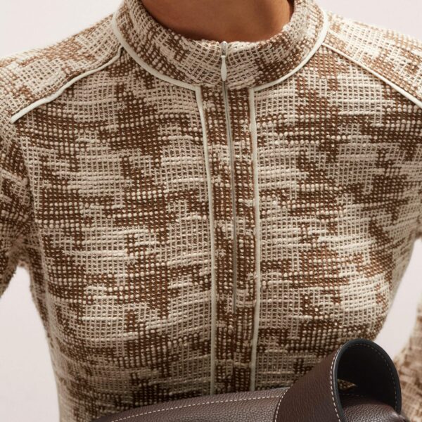 Me and Em Travel Tweed Midi Dress – luxury British Neutrals in Me and Em exclusively at Coveti