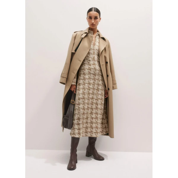 Me and Em Travel Tweed Midi Dress, view 4