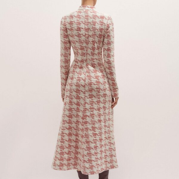 Me and Em Travel Tweed Midi Dress – luxury British Multicolour in Me and Em exclusively at Coveti