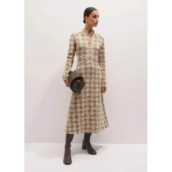 Me and Em Travel Tweed Midi Dress, view 7