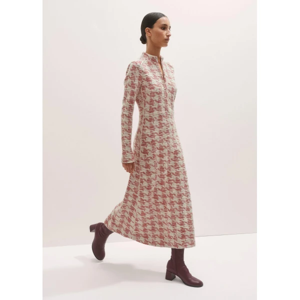 Me and Em Travel Tweed Midi Dress, view 7