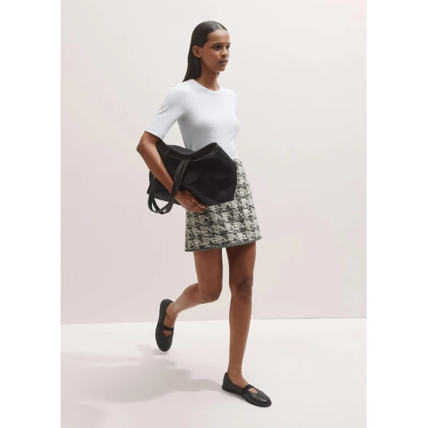 Me and Em Travel Tweed Mini Skirt, view 6