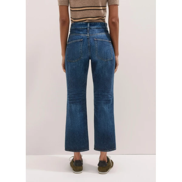 Me and Em Two-Tone Straight Crop Jean, view 4