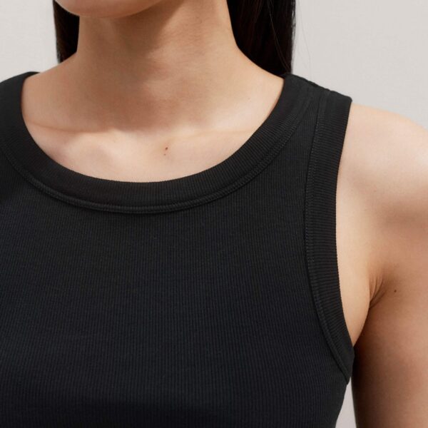 Me and Em Ultimate Crew Neck Tank – luxury British Black in Me and Em exclusively at Coveti
