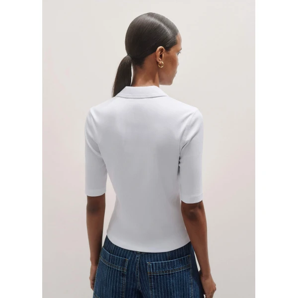 Me and Em Ultimate Rib Polo Top, view 5