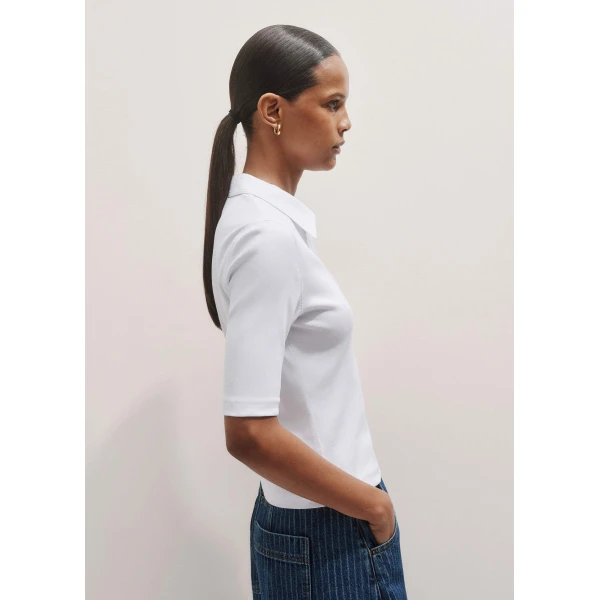 Me and Em Ultimate Rib Polo Top, view 6