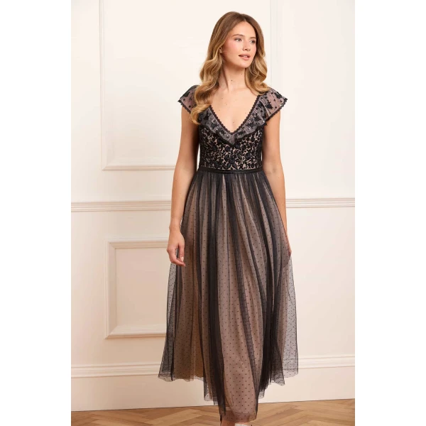 Needle and Thread cocktail dress - sequin embellished | Shop luxury evening wear at Coveti