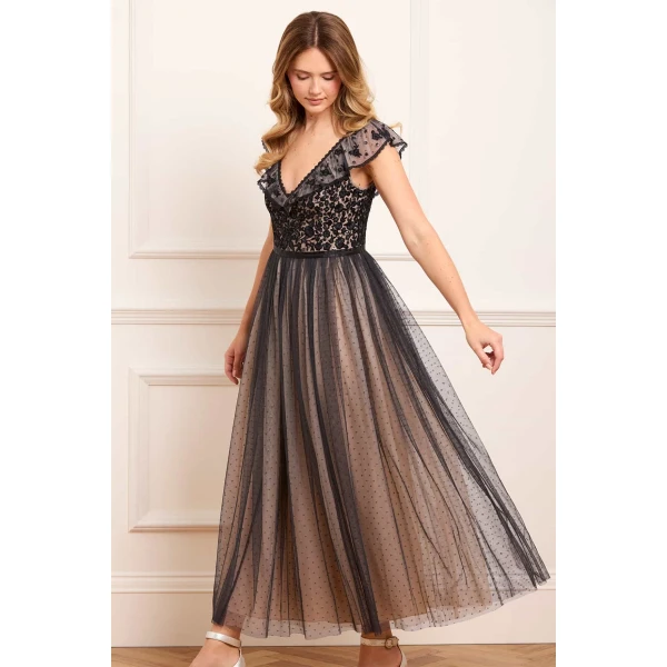 Needle and Thread cocktail dress - sequin embellished | Shop luxury evening wear at Coveti