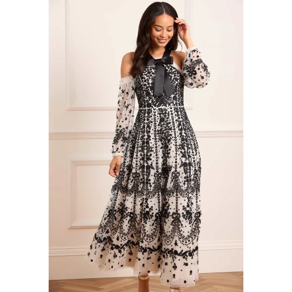 Needle and Thread cocktail dress - sequin embellished | Shop luxury evening wear at Coveti