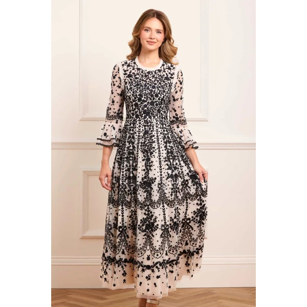 Needle and Thread cocktail dress - sequin embellished | Shop luxury evening wear at Coveti
