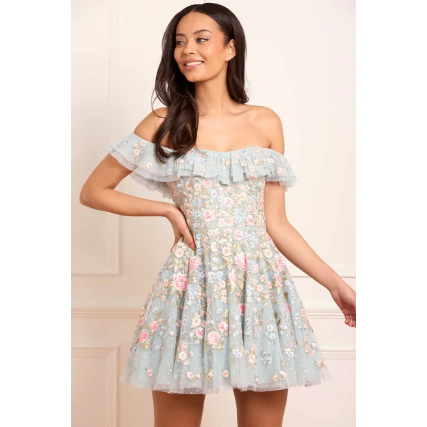 Needle and Thread cocktail dress - sequin embellished | Shop luxury evening wear at Coveti