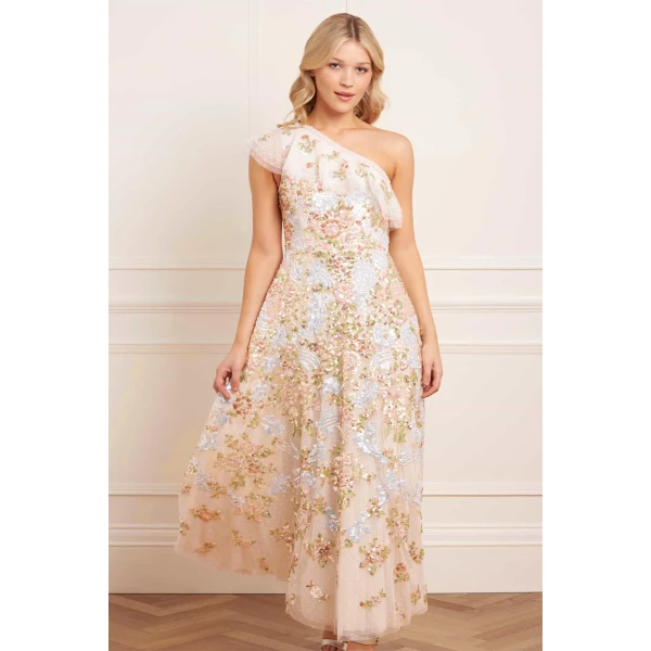 Needle and Thread cocktail dress - sequin embellished | Shop luxury evening wear at Coveti