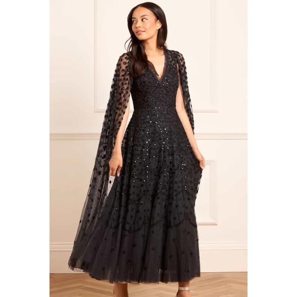 Needle and Thread cocktail dress - sequin embellished | Shop luxury evening wear at Coveti