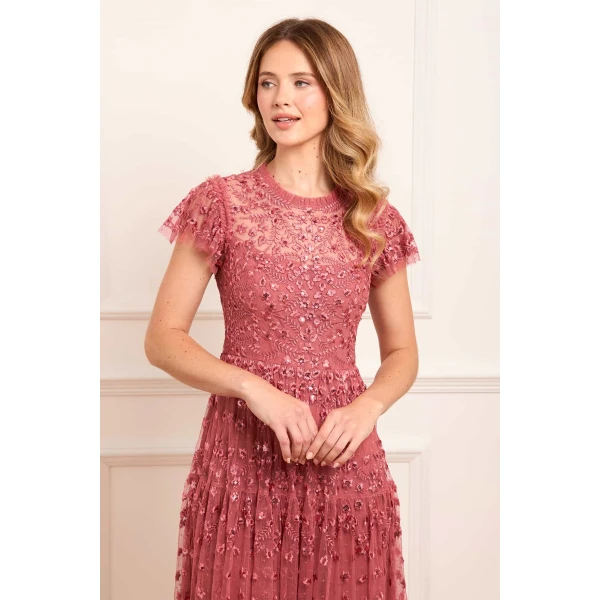 Needle and Thread cocktail dress - sequin embellished | Shop luxury evening wear at Coveti