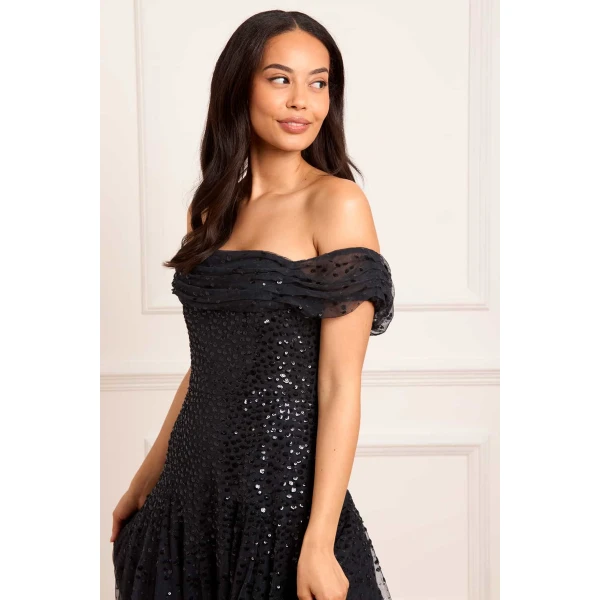 Needle and Thread cocktail dress - sequin embellished | Shop luxury evening wear at Coveti