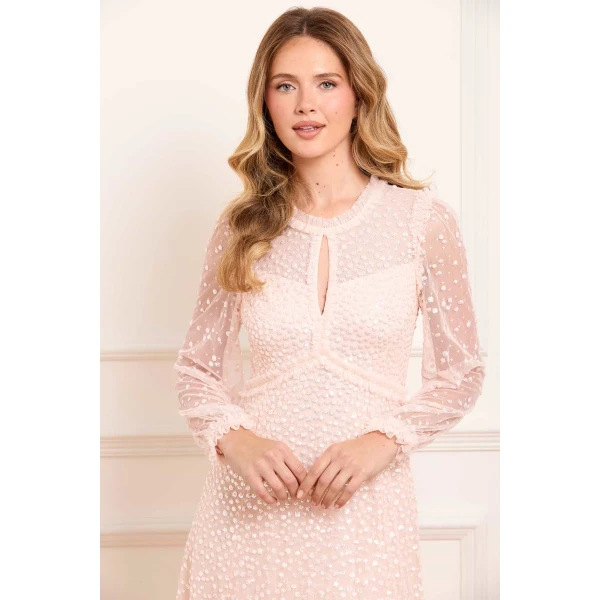 Needle and Thread cocktail dress - sequin embellished | Shop luxury evening wear at Coveti