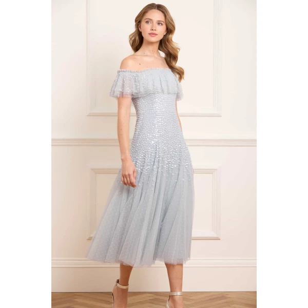 Needle and Thread cocktail dress - sequin embellished | Shop luxury evening wear at Coveti