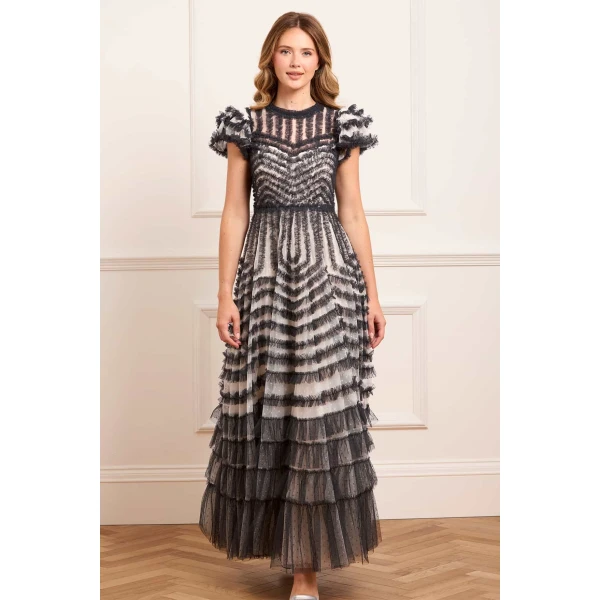 Needle and Thread cocktail dress - sequin embellished | Shop luxury evening wear at Coveti