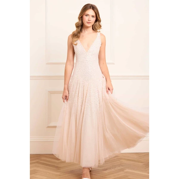 Needle and Thread cocktail dress - sequin embellished | Shop luxury evening wear at Coveti