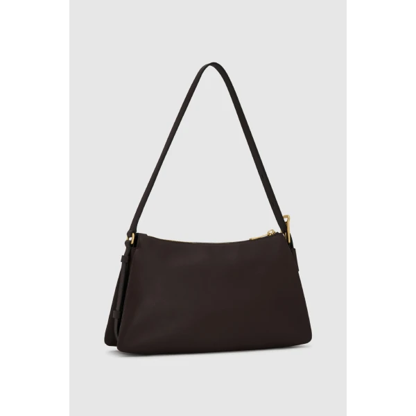 【OROTON】CALI SHOULDER BAG/レザーショルダー/ジップトップ CALI SHOULDER BAG - Black | Oroton