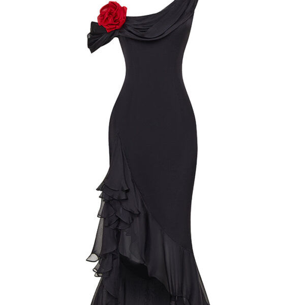 Rasario Chiffon Dress – couture evening dress