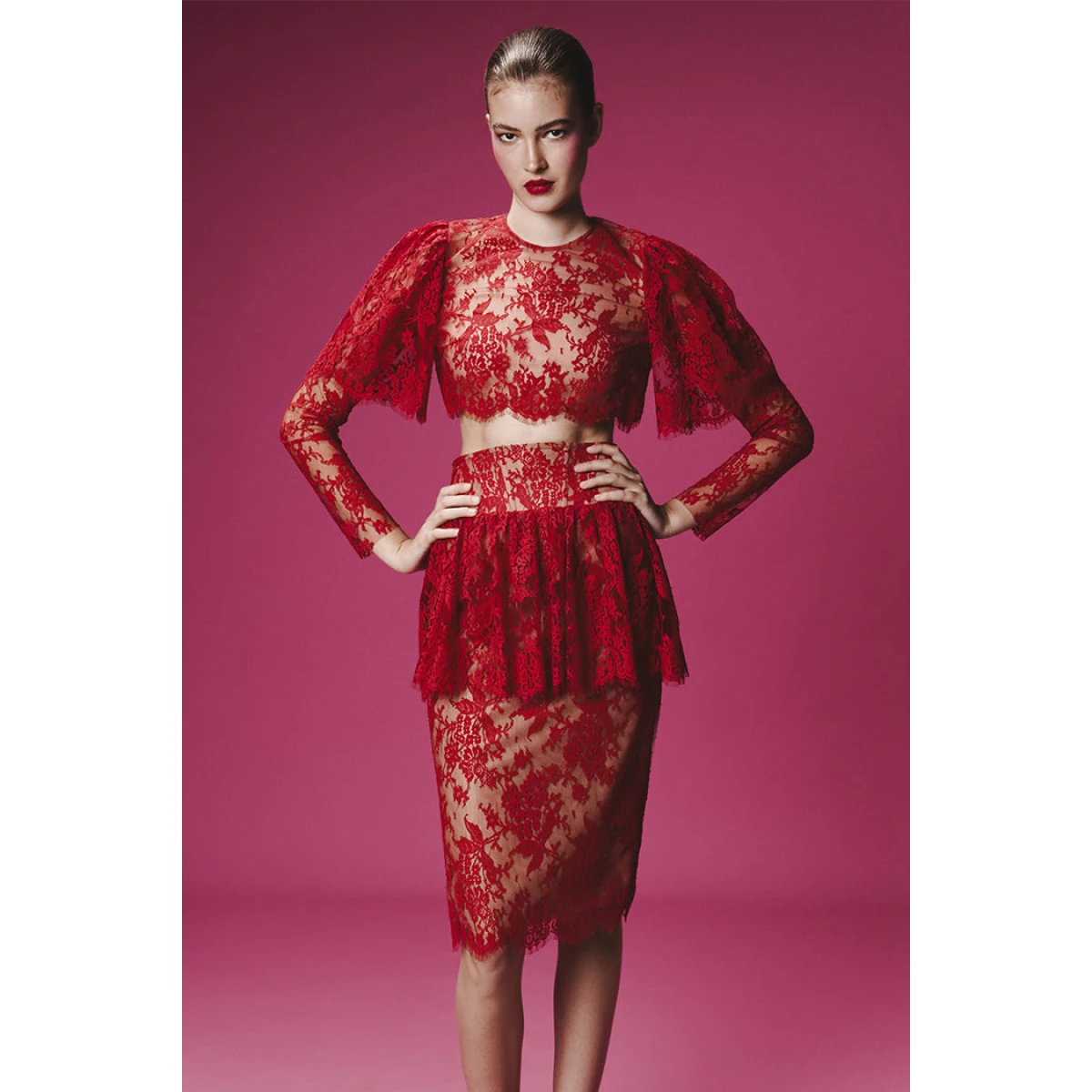 Rasario Midi Skirt – couture evening dress