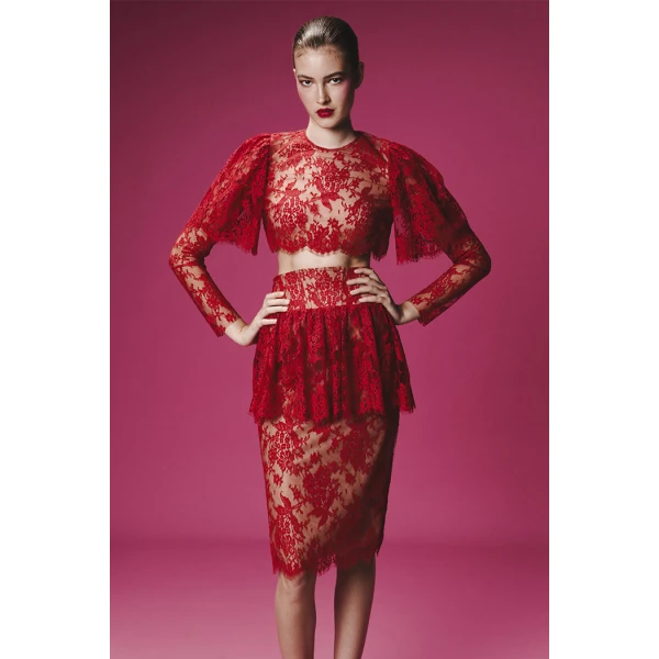 Rasario Midi Skirt – couture evening dress