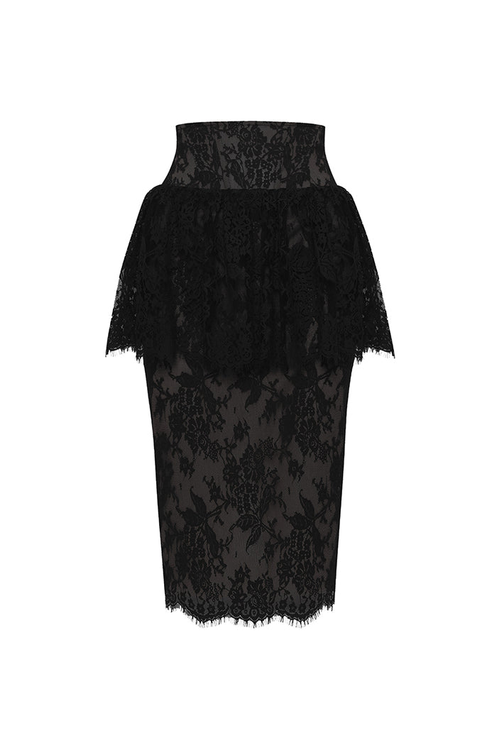 Rasario Lace Skirt – couture evening dress