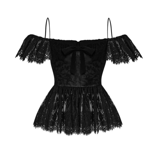 Rasario Lace Top – couture evening dress