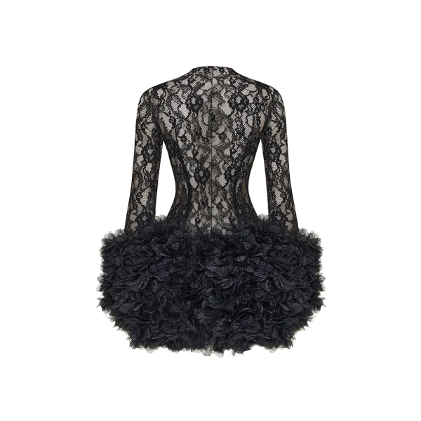 Rasario Lace Dress – couture evening dress