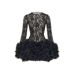Rasario Lace Dress – couture evening dress