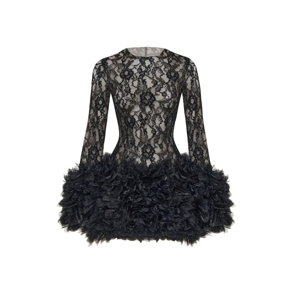 Rasario Lace Dress – couture evening dress