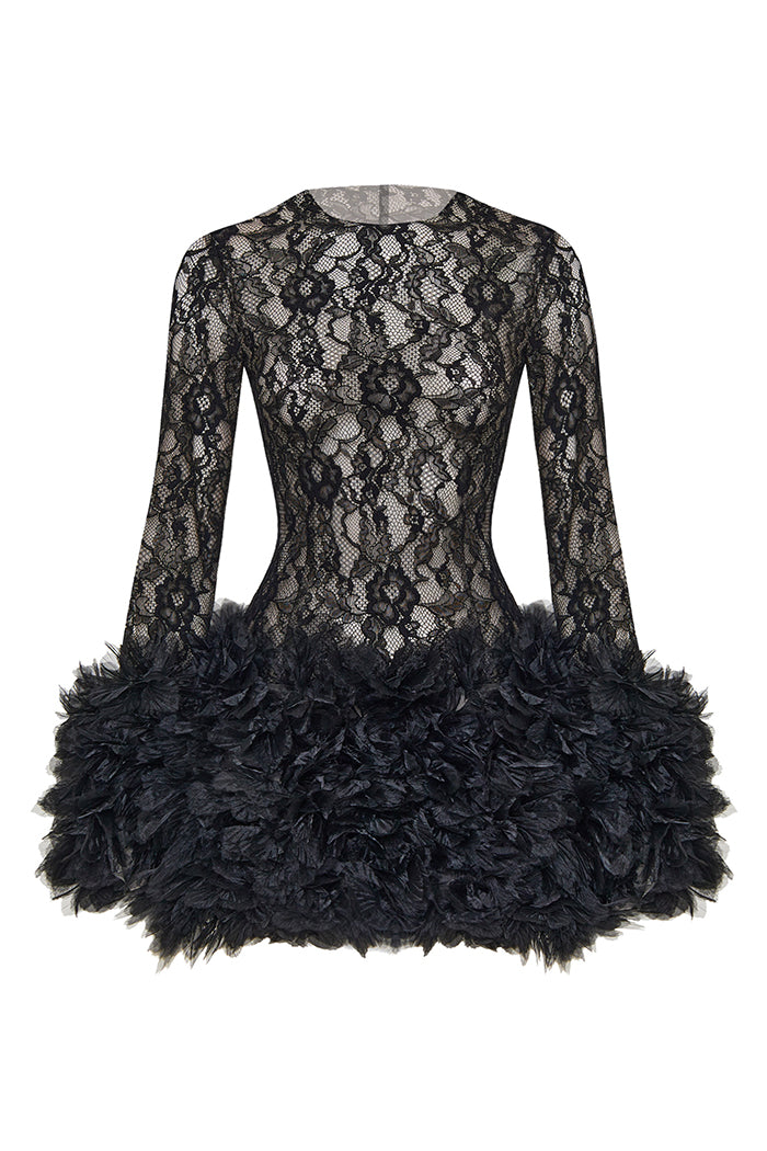 Rasario Lace Dress – couture evening dress