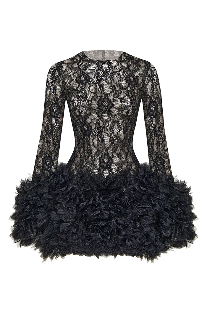 Rasario Lace Dress – couture evening dress