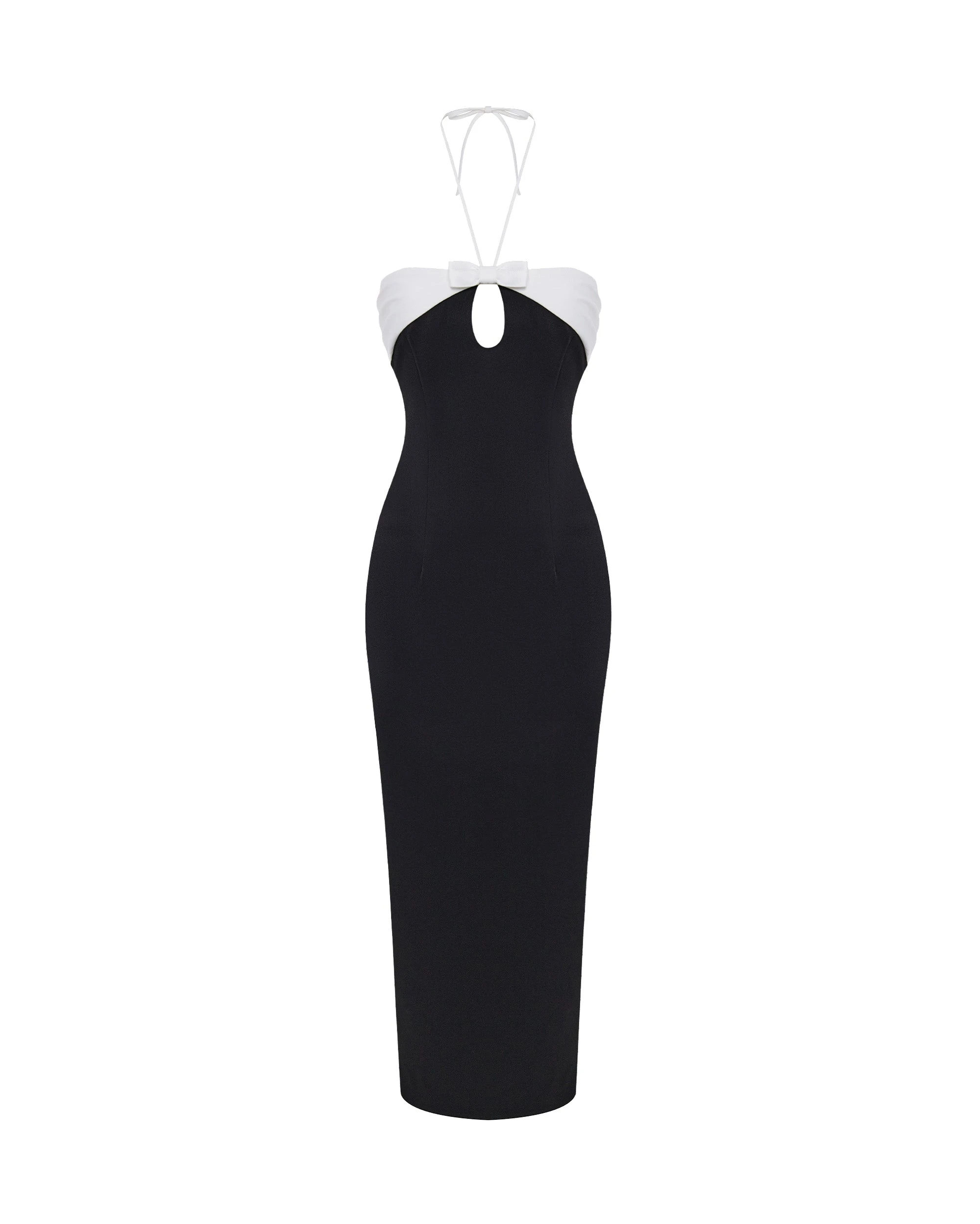 Rasario Midi Dress – couture evening dress