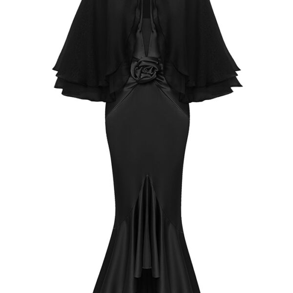 Rasario Satin Dress – couture evening dress