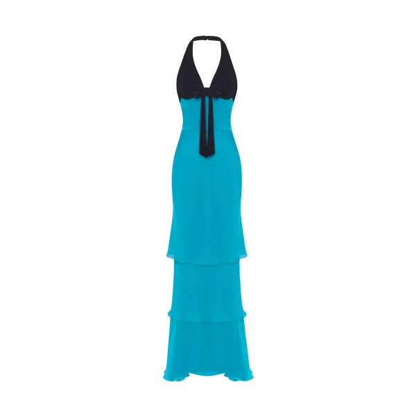 Rasario Chiffon Dress – couture evening dress