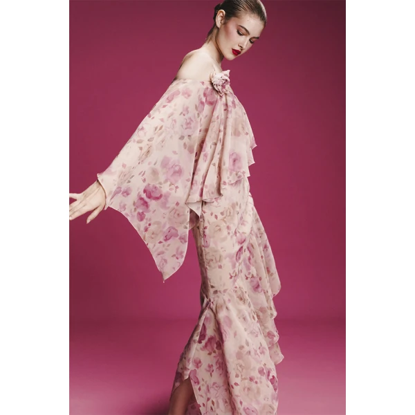 Rasario Floral Dress – couture evening dress